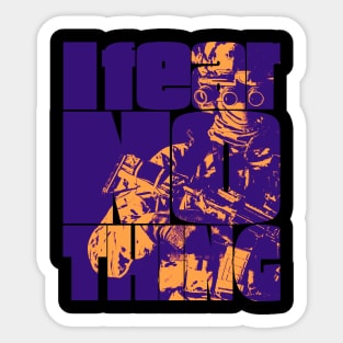 I Fear Nothing Modern Soldier Sticker